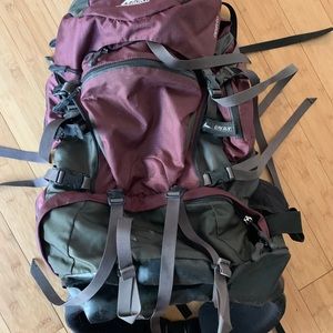 Gregory Deva 60 Women's Internally Framed Backpacking Backpack +Rain Cover S.